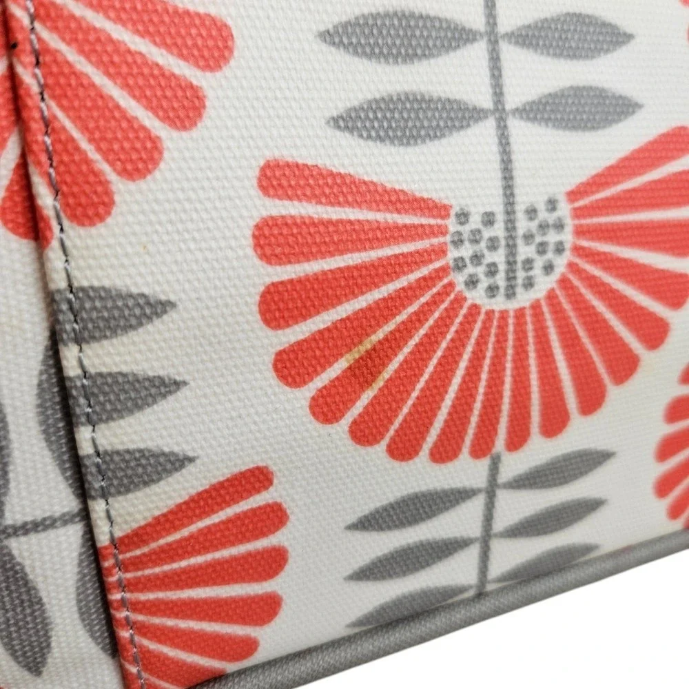 Petunia Pickle Bottom Diaper Bag Red Orange‎ Coral Shoulder Floral Waterproof